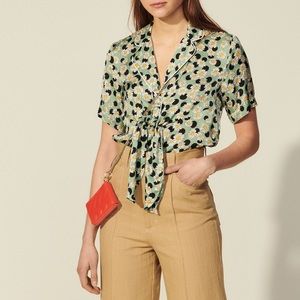 Sandro daisy top Size 0